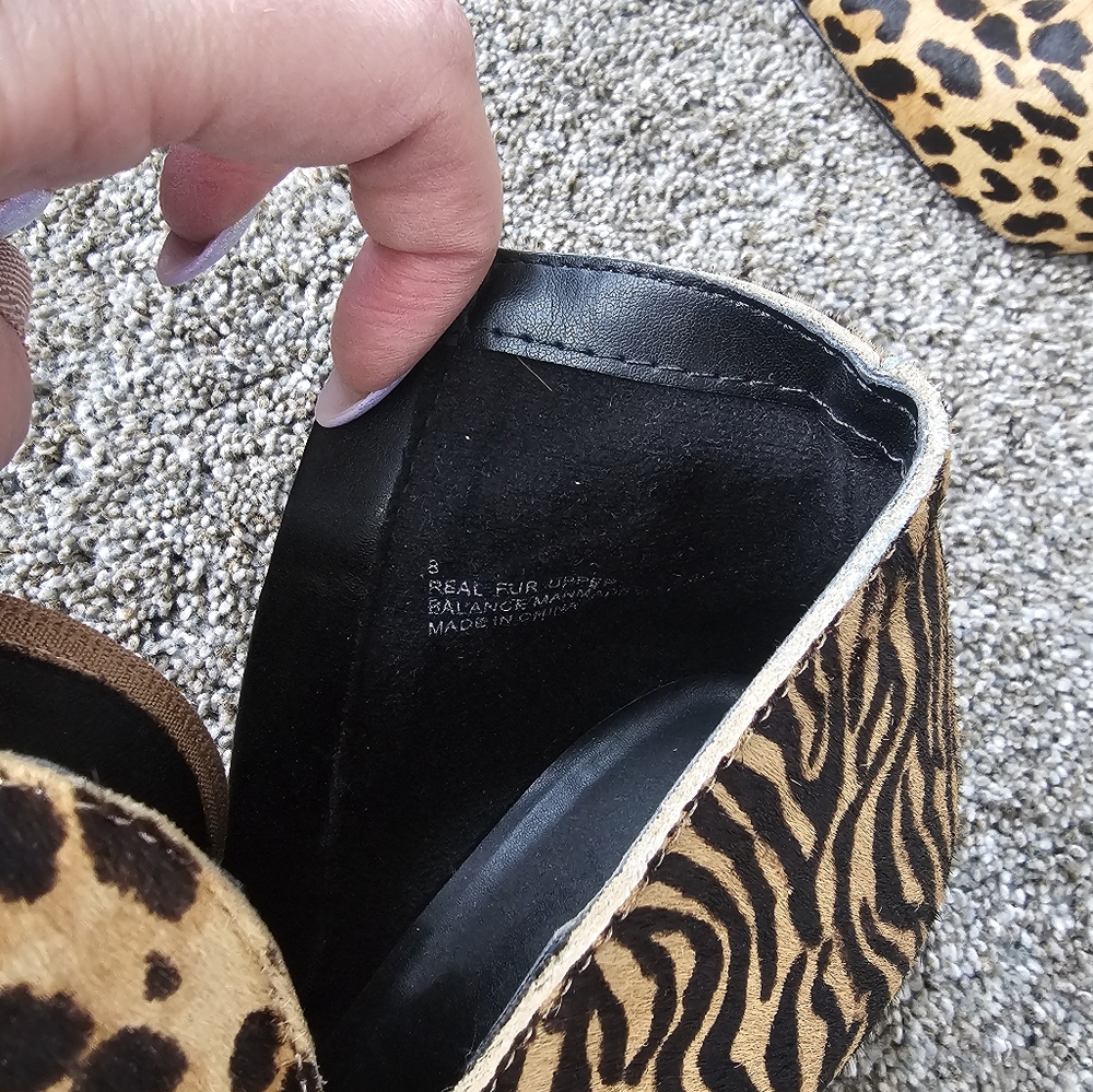 Leopard Print Boots, Express, Size 8. - image 4